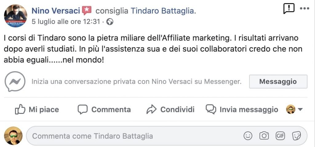 tindaro battaglia opinioni nino versaci