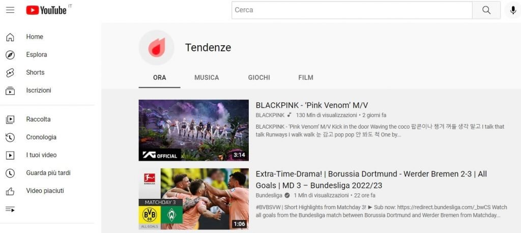 aumentare visualizzazioni su youtube trend