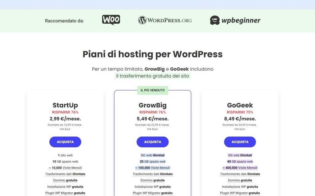 hosting wordpress siteground