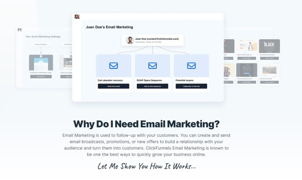 clickfunnels email marketing